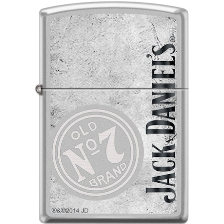 Zippo Zippo Custom Jack Daniels Satin Chrome ZIP-207CI014095
